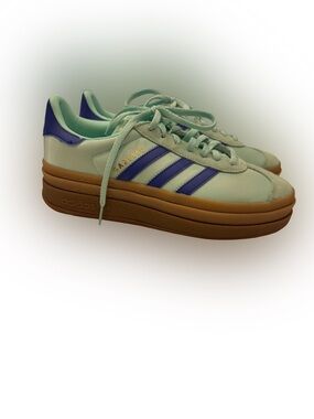 adidas Gazelle Bold – Size 7.5 Women’s Sneakers Mint Navy Gum JI2702 NEW